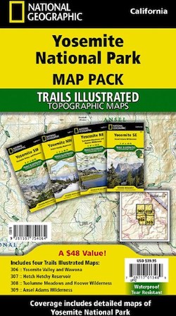 Yosemite National Park Trail Maps - National Parked